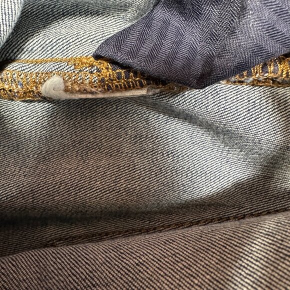 GAP Jeans Womens 28 Curvy True Skinny Cotton Stretch Medium Wash Distressed - Picture 6 of 9